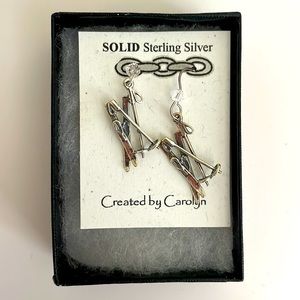 Fun Skiier Themed Earrings!